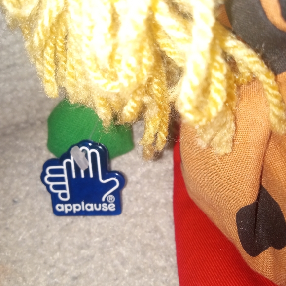 Applause Plush Homespun Holidays  Farmer Santa 1994 NWT 15" - Picture 3 of 5